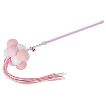 Imagem de LZKW Bastão para brincar com gato, palito de gato interativo para gatos e gatos para presente para gato (rosa)