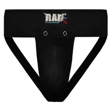 Imagem de (Pequeno) - RAD Groyne Guarda Protecao MMA Copa de Seguranca Artes Marciais Kick Boxing Shorts Abdo Black