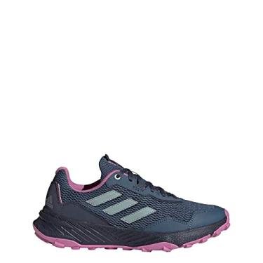 Imagem de adidas Tracefinder Tênis feminino de corrida em trilha em cinza, Azul, 39