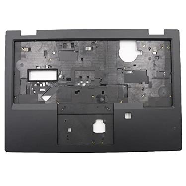 Imagem de Palmrest para notebook para lenovo thinkpad l380 (tipo 20m5, 20m6) 5cb0w35025 com capa superior com furo para impressão digital novo