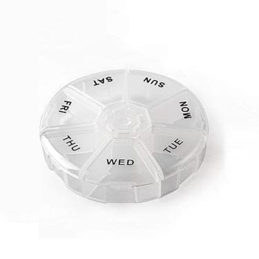 Imagem de Porta Comprimidos com 7 Divisórias 2x9cm N240283-5 - Quanhe