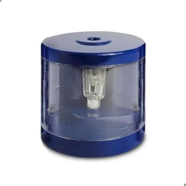 Imagem de Apontador Elétrico a pilha, apontador de lápis, estudante, infantil, escritorio, professora, aluno - TYDA (AZUL ESCURO)