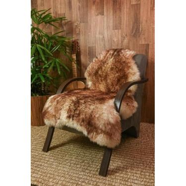 Imagem de Pelego Para Cadeiras Sofas Natural De Ovelha/Carneiro Extra Grande