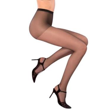 Imagem de Meia Calça Loba Lupo Fina Microfibra Fio 15, Preto, GG