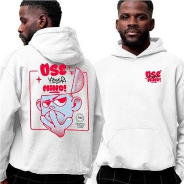 Imagem de Moletom Canguru Com Capuz‎ Abstract Urban Style Your Mind Street-Unissex