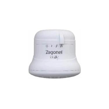 Imagem de Chuveiro Zagonel Ideale Ducha Plus 4 127V BR BLI, Branco, 5500W, 110V