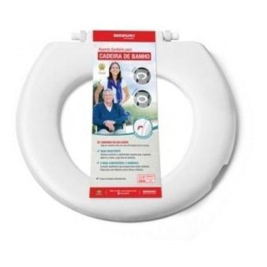 Imagem de Assento para Cadeira De Banho Fechado Mebuki sem Tampa