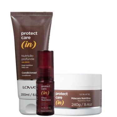 Imagem de Kit Lowell Protect Care (in) Cabelos Brilhosos (3 Produtos)