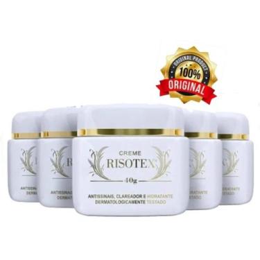Imagem de Creme Risotex Antissinais , Clareador e Hidratante Original 40g Kit C/