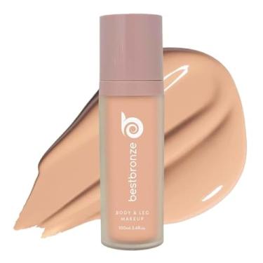 Imagem de Best Bronze Bombshell Maquiagem Corporal e para Pernas - Maquiagem à Prova D'água para Pernas e Base Corporal - para Cicatrizes, Cobertura de Varizes e Corretivo para Pernas (NW15 Bege Claro)