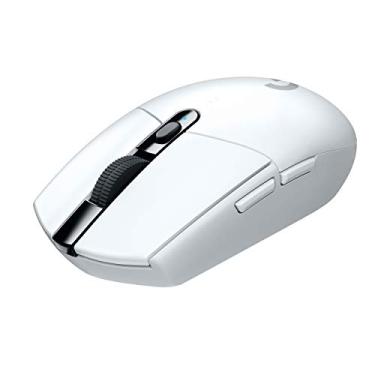Imagem de Logitech Mouse para jogos sem fio Lightspeed G305, sensor herói, 12000 DPI, leve, 6 botões programáveis, vida útil da bateria 250h, memória integrada, PC/Mac - branco (embalagem alemã)