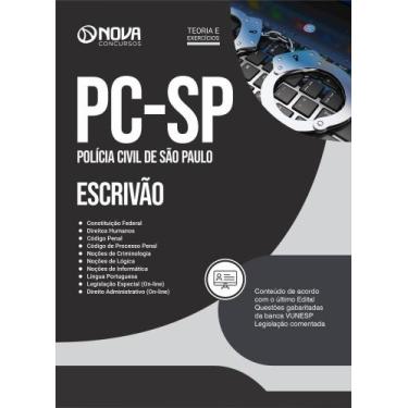 Imagem de Apostila PC-SP 2024 - Escrivão - Nova Concursos