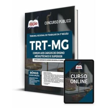 Imagem de Apostila TRT-MG - Comum aos Cargos de Ensino Médio/Técnico e Superior 