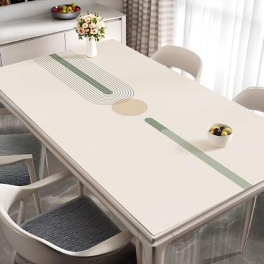 Imagem de WMLTZFUS Toalha de mesa premium antiqueimadura e à prova de óleo almofada de mesa impermeável toalha de mesa lavável sala de estar luz decoração luxuosa - tipo 01||70 x 120 cm