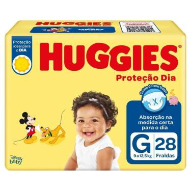 Imagem de Fralda Descartável Huggies Proteção Dia G - 28 Unidades