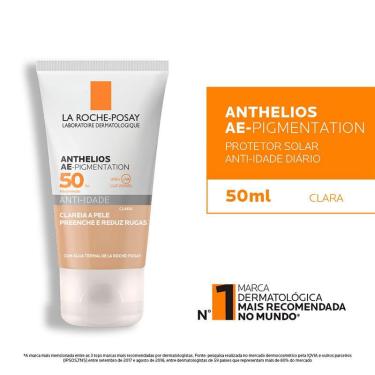 Imagem de Protetor Solar Anti-idade Clareador La Roche-Posay Anthelios AE-Pigmentation FPS50 Cor Clara 40g