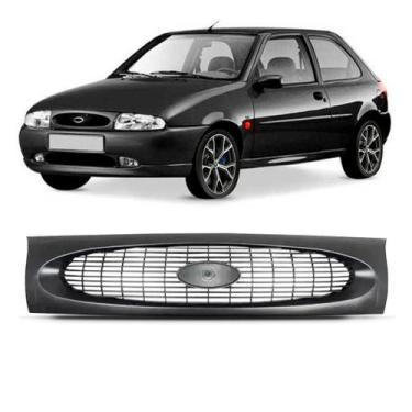 Imagem de Grade Radiador Fiesta 1996 1997 1998 1999 Preto - SP ACESSÓRIOS
