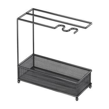 Imagem de Ioensy Arganizador da pia da cozinha Cack de pano de prato, suporte de esponja, gadgets de armazenamento Dreneador de prato de sabonete de ferro para, M