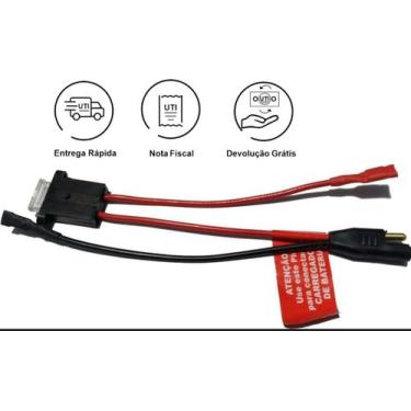 Imagem de CHICOTE DE BATERIA PARA BRINQUEDO BANDEIRANTE ,MOTO E CARRINHO ELETRIC