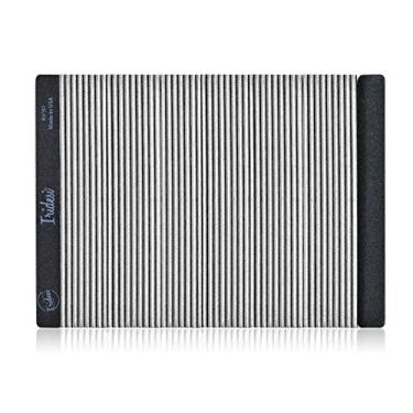 Imagem de Placa de esmeril lavável preta profissional para unhas 17,78 cm de comprimento com ponta quadrada serrilhada, 80/80 50 Pack