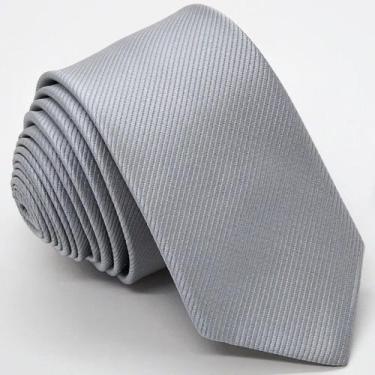 Imagem de Gravata Slim Social Para Casamento Noivo Listrada Congressos Debutante