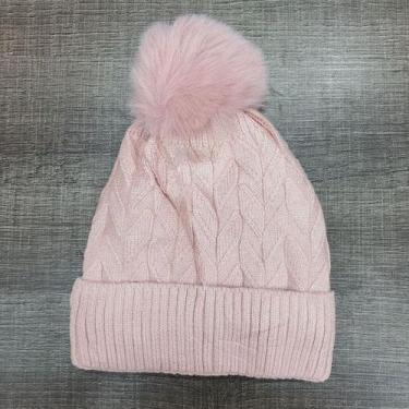 Imagem de Gorro/ Touca Infantil Com 1 Pompom Lisa Forrada Por Dentro Para o Inve