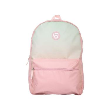 Imagem de Mochila Casual Yins Gradiente Em Poliéster Rosa Claro Rosa Barbie