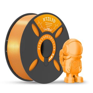 Imagem de Filamento de impressora 3D XTZL3D PLA+ de alta velocidade, diâmetro de 1,75 mm com precisão de +/- 0,02 mm, carretel reutilizável compatível com impressoras Bambu AMS e a maioria das impressoras FDM