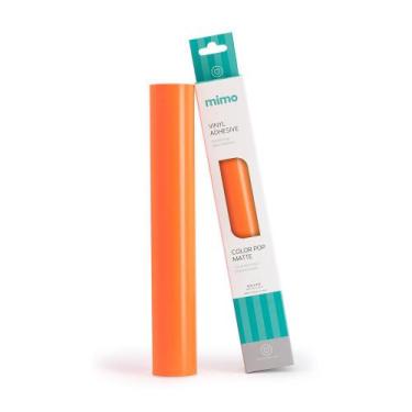 Imagem de Adesivo Vinil Color Pop Fosco - Laranja Neon - Mimo - 30,5 cm x 1,22 m