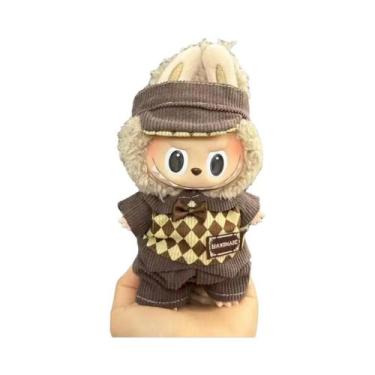 Imagem de Mini Roupas De Boneca De 17cm, Conjunto De Chapéu Estilo Retrô, Labubu