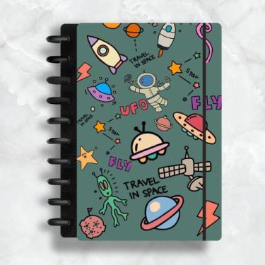 Imagem de Caderno de disco astronauta 8 discos - soul disc, TEMA5
