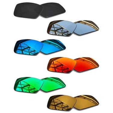 Imagem de SmartVLT Conjunto de 6 lentes de substituição masculinas para óculos Oakley Gascan Sunglass Combo Pack S02
