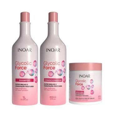 Imagem de Inoar Glycolic Force Kit 3 Produtos