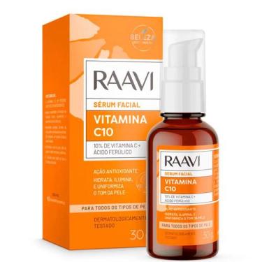 Imagem de Sérum Vitamina C10 Facial Ação Antioxidante 30ml - Raavi