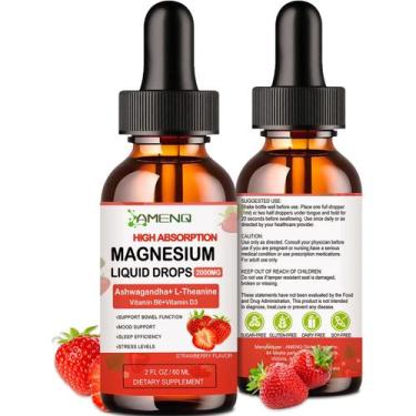 Imagem de Suplemento AMENQ Glicinato de Magnésio Líquido 12 em 1 500 mL