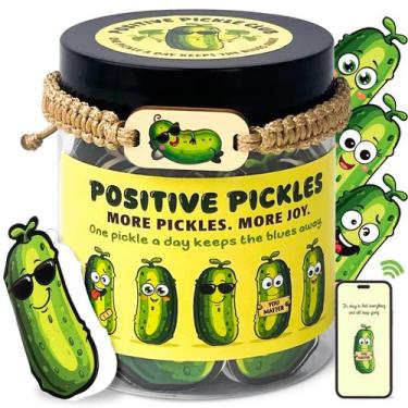 Imagem de Suporte emocional Pickle Positive Pickle Cards Jar - Lumenjar