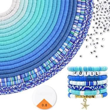 Imagem de Kit de fabricação de pulseiras ADIIL Clay Beads 7200 unidades 6 mm 10 