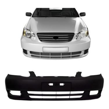 Imagem de Parachoque Dianteiro Automotivo Compatível Com Corolla 2003 2004 Modelo Sedan Hatch Frente Ajuste Preciso Substituição Resistente Instalação Simples Durável