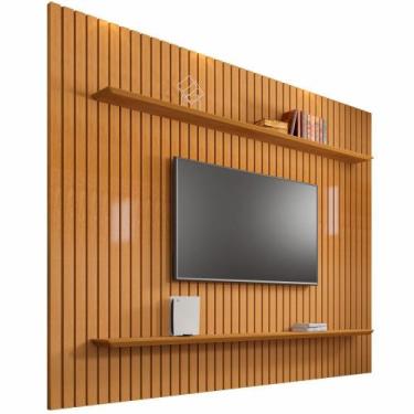 Imagem de Painel RV Móveis Roma com prateleiras para TV de até 75 polegadas larg