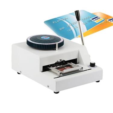 Imagem de CNAOHGHN Impressora De CartõEs Manual, Impressora De CartõEs Com 72 Caracteres, MáQuina De GravaçãO Em Relevo De CartõEs De CréDito Para CartõEs De Presente, CréDito E Identidade