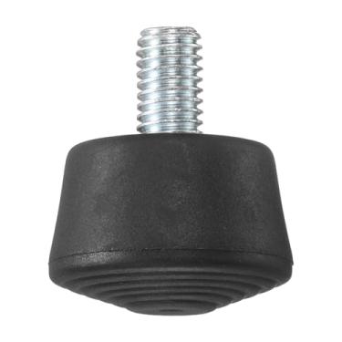 Imagem de PATIKIL Ponta de borracha para pés, universal antiderrapante, rosca M8, pontas de pé de tripé de borracha para monopé, peças de reposição projetadas em superfície lisa e irregular (33 x 27 mm)