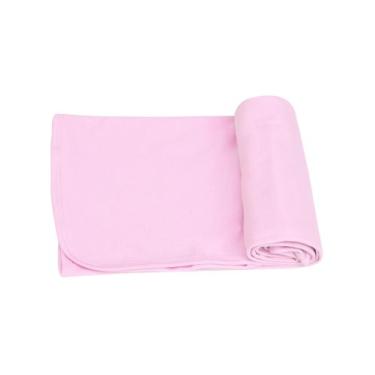 Imagem de Manta Cueiro Bebê Malha com Viés 80x90cm - Mudan baby, Rosa Bebê, 1
