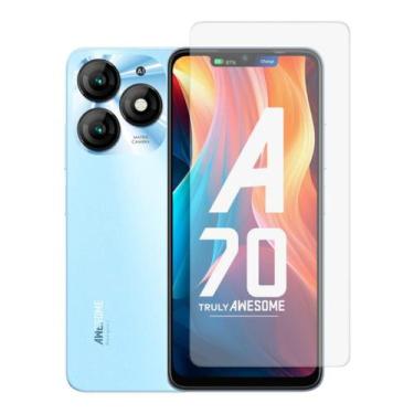 Imagem de Pelicula Proteção De Vidro 3D Resistente Compatível Itel A70 - Distrib