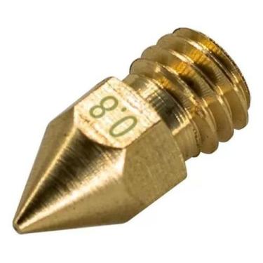 Imagem de Nozzle Bico Hotend 1.75Mm M6 0.8Mm - OEM