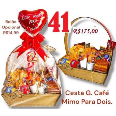 Imagem de Cesta Café G. Mimo para Dois - Pri Cestas