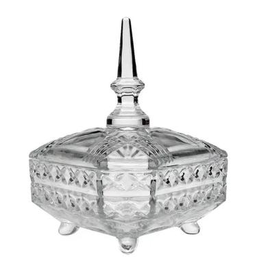 Imagem de Bomboniere Vidro Tenerife Luxo 760Ml Para Balas E Bombons