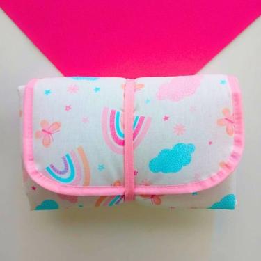 Imagem de Trocador Portátil Bebê 100 Algodão Bolsa de Viagem Comoda Impermeável 