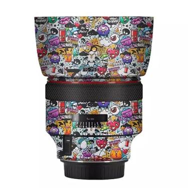 Imagem de EF 85 1.2 L II Skin Lens Camera Skin Wrap Vinil Adesivo Acessórios para Canon EF 85mm F1.2 L II (Graffiti White)
