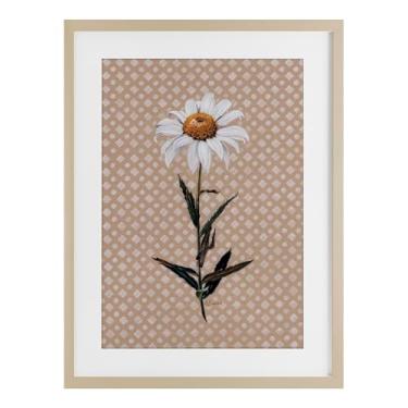 Imagem de Stupell Industries Impressão emoldurada de bétula geométrica neutra sob vidro, desenho de Cady Driver, 58 x 43 cm