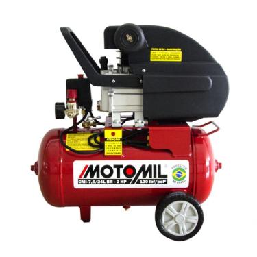 Imagem de Compressor 120lbs 2hp Cmi-7,6-24br Motomil 220V